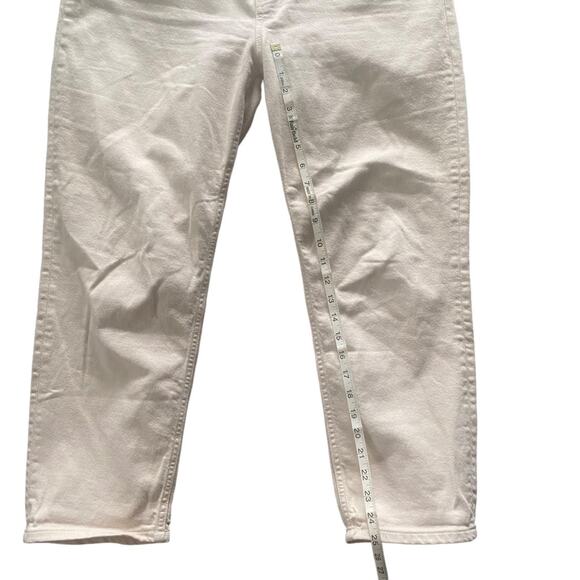 Everlane Jeanse Size 32 White/Cream High Rise Straight Ankle - Picture 5 of 7